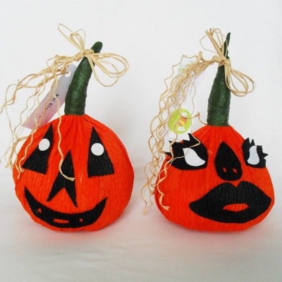 Mini-Abóboras de Halloween com Gomas
