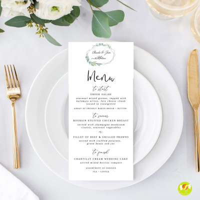 Convites&#x20;de&#x20;Casamento&#x20;&#x7C;&#x20;Gold&#x20;&amp;&#x20;Green&#x20;Nature