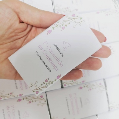 Os chocolates da 1ª Comunhão da Constança Os chocolates da 1ª Comunhão da Constança