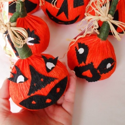 Mini-Abóboras de Halloween com Gomas