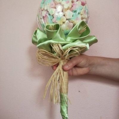 Bouquet de Noiva para as solteiras, em gomas!