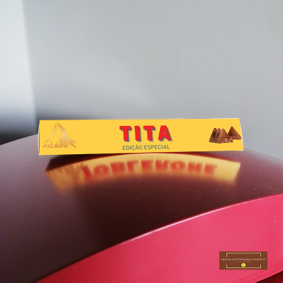 Barra de Chocolate Toblerone 100gr Personalizado com Nome