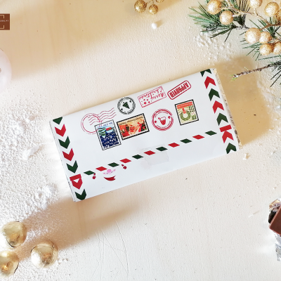 Tablete de Chocolate Carta ao Pai Natal | Grande 100gr