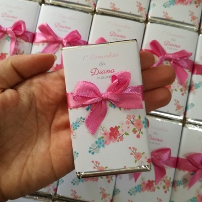 Mini&#x20;Chocolates&#x20;20gr&#x20;com&#x20;design&#x20;personalizado&#x20;para&#x20;Lembran&#x00E7;as&#x20;de&#x20;Comunh&#x00E3;o