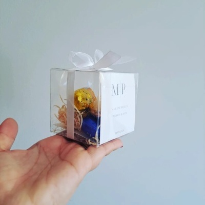 Caixas&#x20;Cubo&#x20;Transparentes&#x20;Personaliz&#x00E1;veis&#x20;-&#x20;Rebu&#x00E7;ados,&#x20;Gomas&#x20;ou&#x20;Chocolates