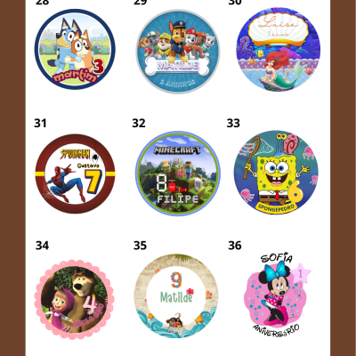 Pack&#x20;12&#x20;Lollipops&#x20;personalizados&#x20;&#x7C;&#x20;Lembran&#x00E7;as&#x20;para&#x20;crian&#x00E7;as&#x20;em&#x20;casamentos,&#x20;festas,&#x20;anivers&#x00E1;rios...