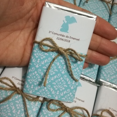 Mini&#x20;Chocolates&#x20;20gr&#x20;com&#x20;design&#x20;personalizado&#x20;para&#x20;Lembran&#x00E7;as&#x20;de&#x20;Comunh&#x00E3;o