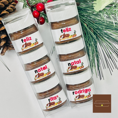 Mini&#x20;Frascos&#x20;de&#x20;Nutella&#x20;Personaliz&#x00E1;veis&#x20;-&#x20;Pack&#x20;Natal&#x20;2025