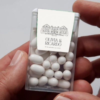 Tic&#x20;Tac&#x20;Mints&#x20;Personalizados&#x20;para&#x20;Lembran&#x00E7;as&#x20;de&#x20;Casamento