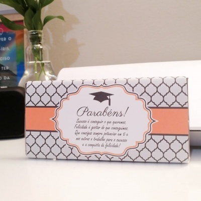 Chocolate de Parabéns pelo fim do curso académico