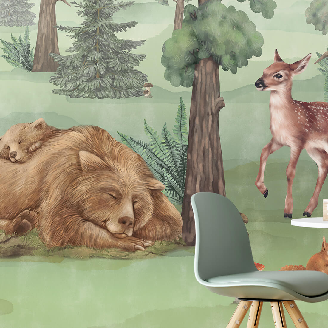 Papel de Parede FLORESTA Papel de Parede FLORESTA