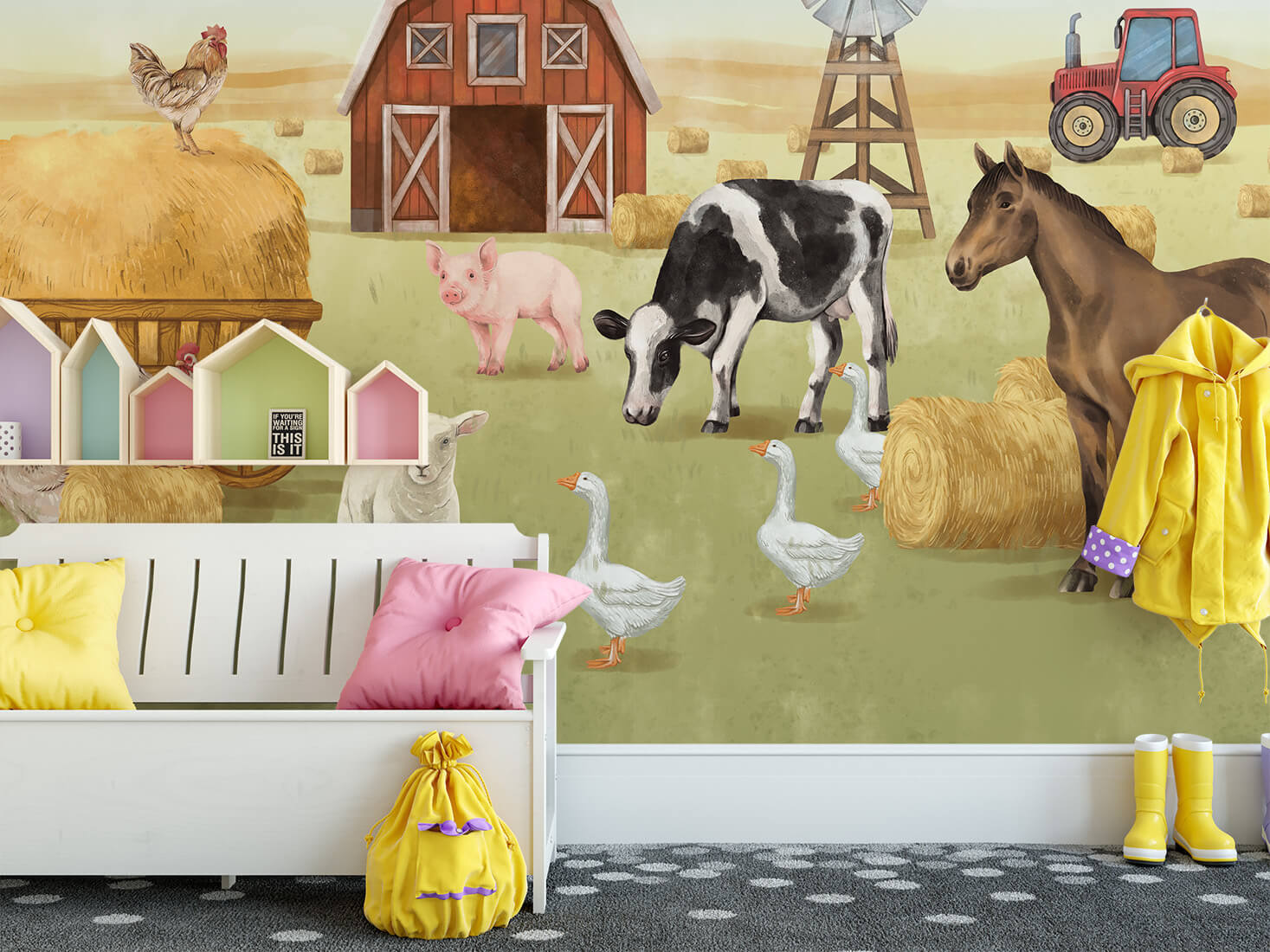 Papel de Parede ANIMAIS da QUINTA Papel de Parede ANIMAIS da QUINTA