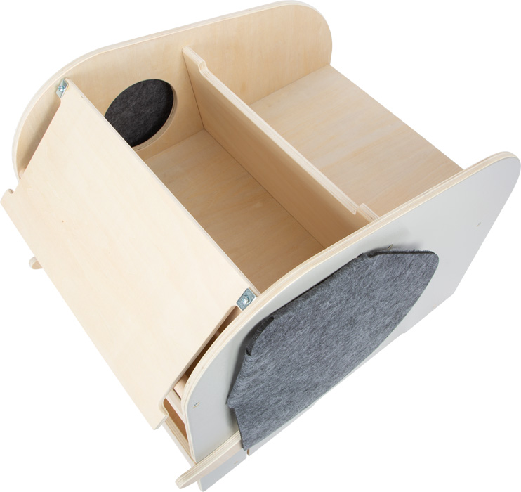 Caixa de Brinquedos ELEFANTE com Assento e Rodas