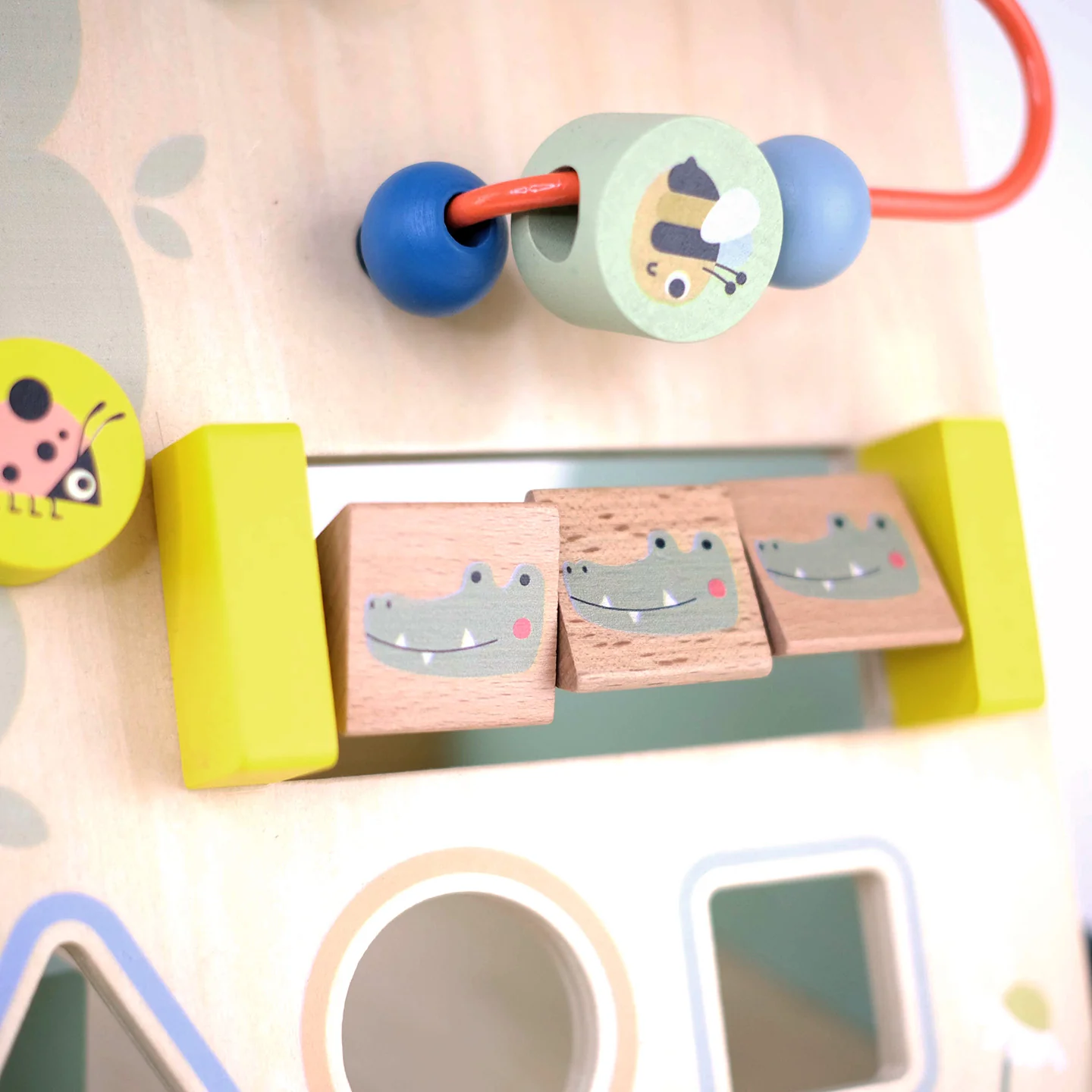 Andador de Madeira Educativo para Crianças Andador de Madeira Educativo para Crianças