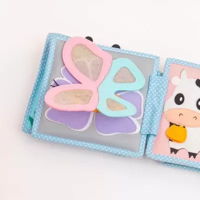 Abelhinha - Mini Livro Sensorial de 6 Páginas