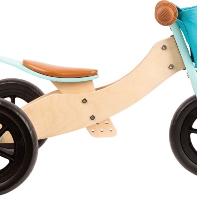 MAXI Bicicleta e Triciclo de Equilíbrio Azul Turquesa