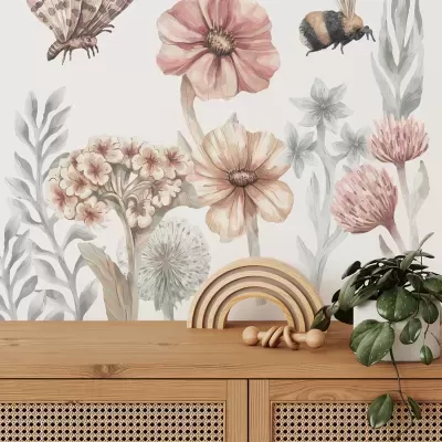 Papel de Parede Flores SILVESTRES Grandes