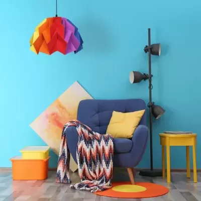 Candeeiro de Teto Origami ARCO-ÍRIS