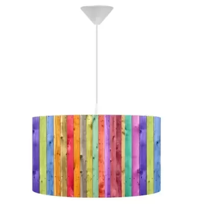 Candeeiro Suspenso COLORIDO