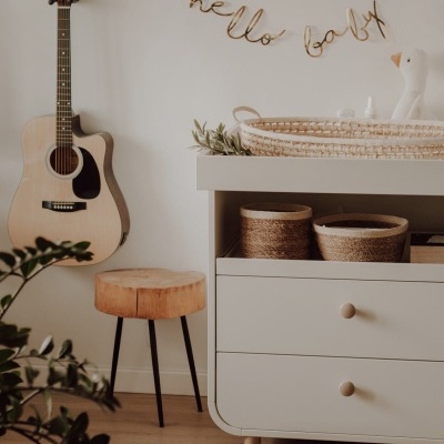 Cesto Fraldário de CASCA de MILHO