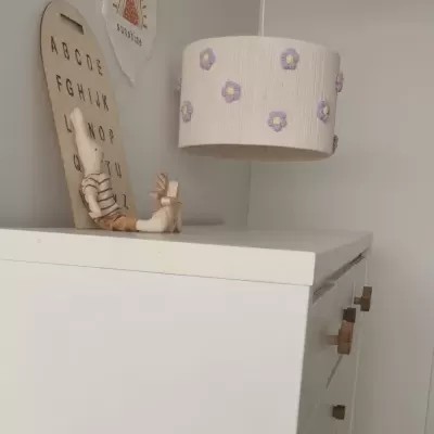 Candeeiro de Teto Flores LILÁS