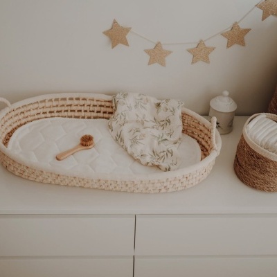 Cesto Fraldário de CASCA de MILHO