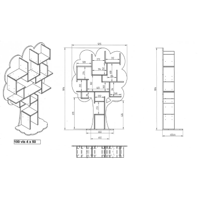 Estante Árvore LOUANE