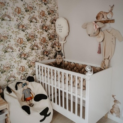 Pufe Grande Bini PANDA - Alça Preta