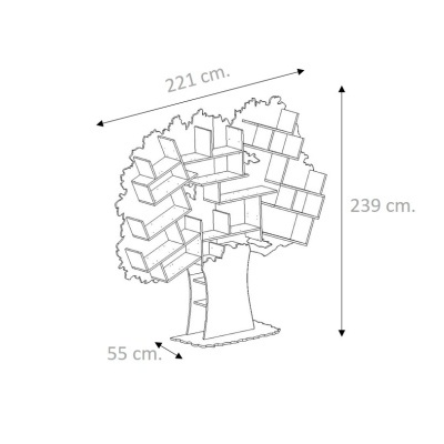 Estante Árvore Grande TESS