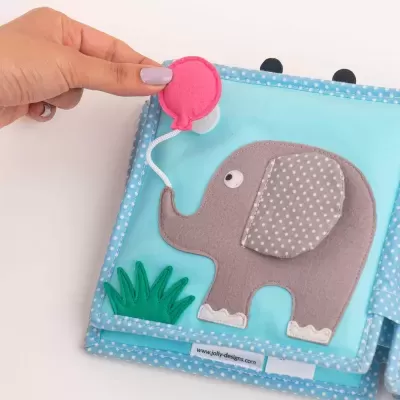 Abelhinha - Mini Livro Sensorial de 6 Páginas