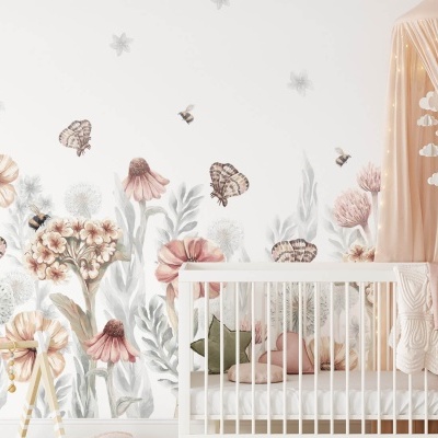 Papel de Parede Flores SILVESTRES Pequenas