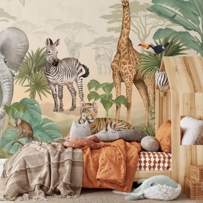 Papel de Parede Animais SAFARI