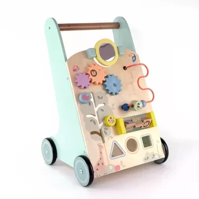 Andador de Madeira Educativo para Crianças