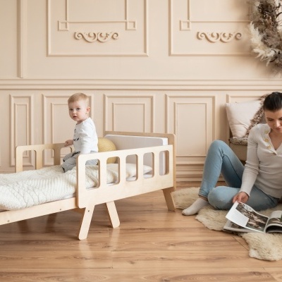 Cama Infantil MODULAR Montessori com Colchão