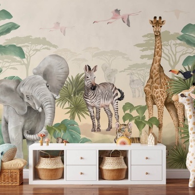 Papel de Parede Animais SAFARI