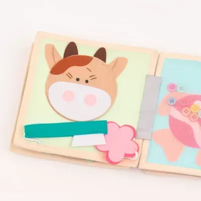 Pássaro Mágico - Mini Livro Sensorial de 6 Páginas