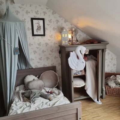 Candeeiro Casa de Madeira Controlado por SMARTPHONE