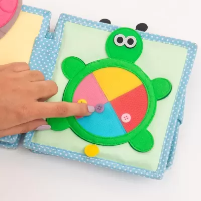 Abelhinha - Mini Livro Sensorial de 6 Páginas