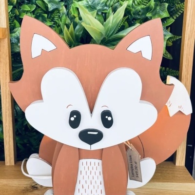 Candeeiro Raposa de Madeira Controlado por SMARTPHONE