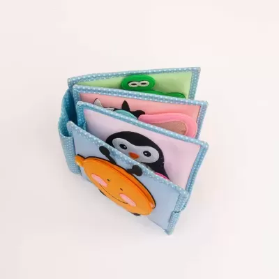 Abelhinha - Mini Livro Sensorial de 6 Páginas