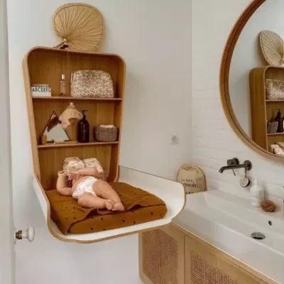 Trocador de Fraldas NOGA para Parede