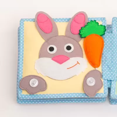 Abelhinha - Mini Livro Sensorial de 6 Páginas