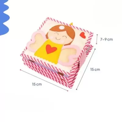 Princesinha – Mini Livro Sensorial de 6 Páginas