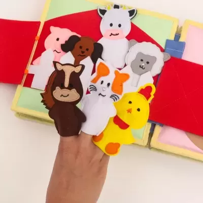 Corujinha - Livro Sensorial de 6 Páginas