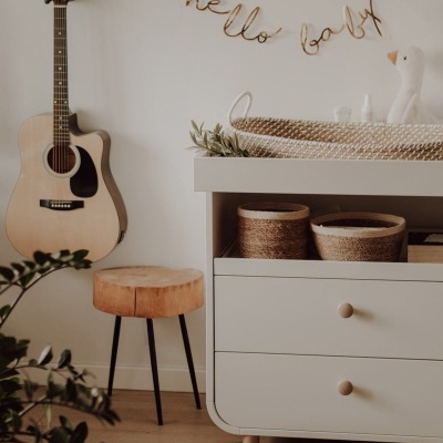 Cesto de Moisés Fraldário em Algas Marinhas Naturais