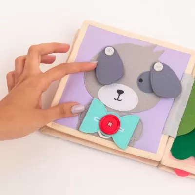 Pássaro Mágico - Mini Livro Sensorial de 6 Páginas