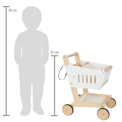 Carrinho de Compras de Madeira