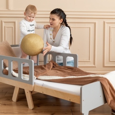 Cama Infantil MODULAR Montessori com Colchão