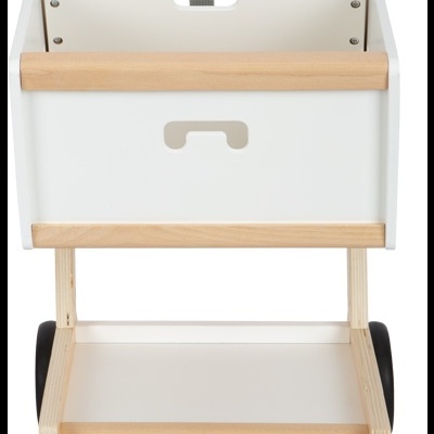 Carrinho de Compras de Madeira