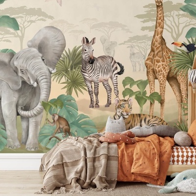 Papel de Parede Animais SAFARI